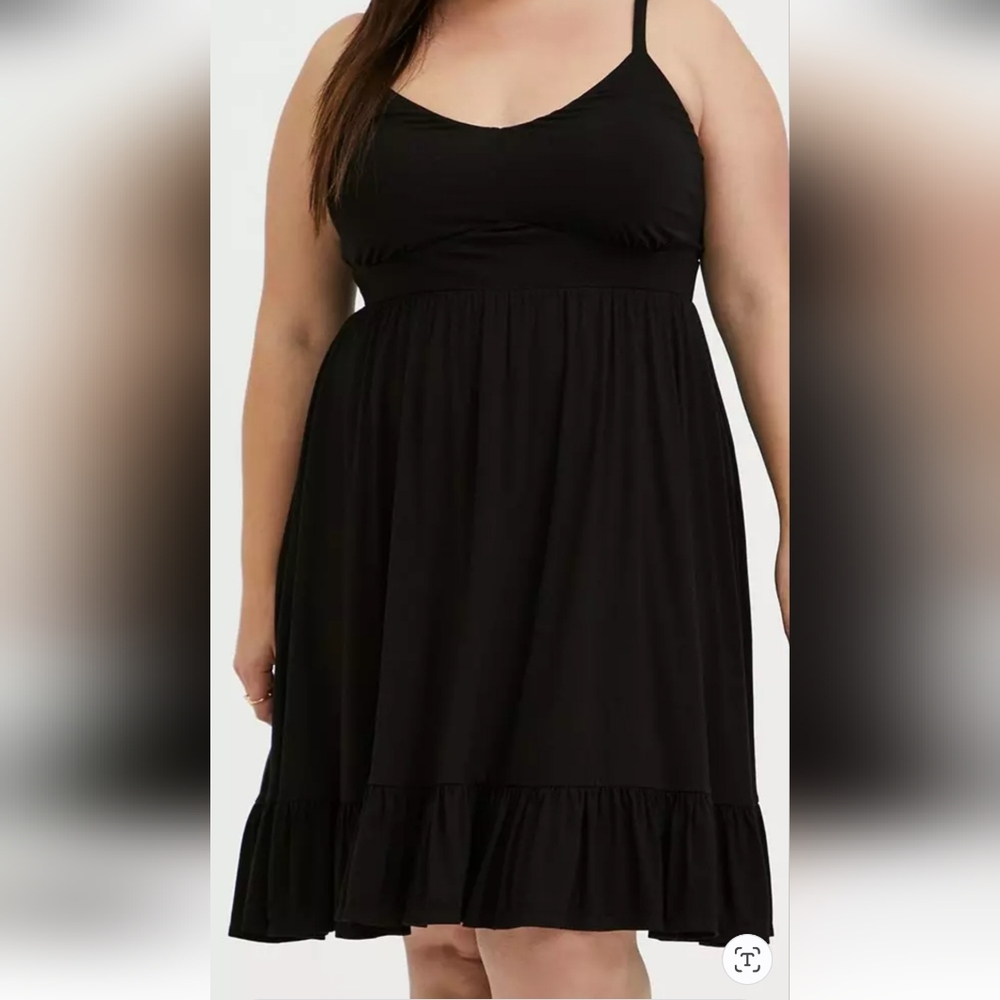 Black Sleeveless Knit Dress